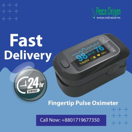 Fingertip Pulse Oximeter – Black