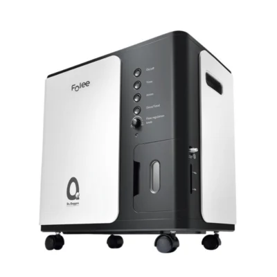 Folee Y007-5 5L oxygen concentrator, angled view