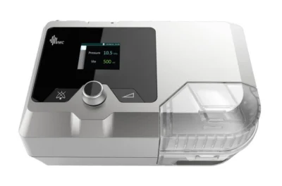 BMC G2S BiPAP machine with humidifier, front view