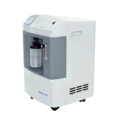 Portable travel oxygen cylinder with regulator