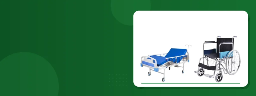 Hospital bed and wheelchair for rent in Dhaka - Peace Oxygen
