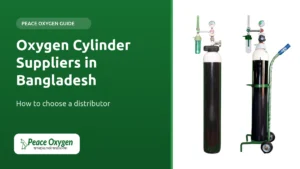 Oxygen Cylinder Suppliers in Bangladesh guide: two medical oxygen cylinders